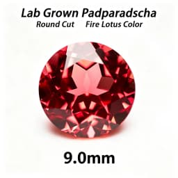 Lab Grown Padparadscha Cushion Cut Fire Lotus Color DIY Charms Jewelry Making Ring Necklace Earrings Main Materials Certificate