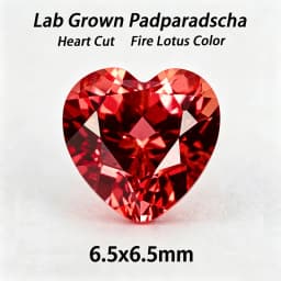 Lab Grown Padparadscha Cushion Cut Fire Lotus Color DIY Charms Jewelry Making Ring Necklace Earrings Main Materials Certificate
