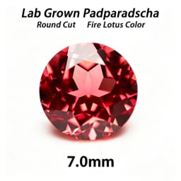 Lab Grown Padparadscha Cushion Cut Fire Lotus Color DIY Charms Jewelry Making Ring Necklace Earrings Main Materials Certificate
