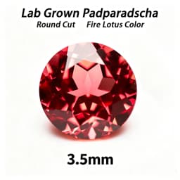 Lab Grown Padparadscha Cushion Cut Fire Lotus Color DIY Charms Jewelry Making Ring Necklace Earrings Main Materials Certificate
