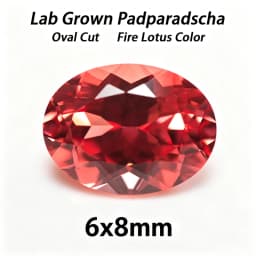 Lab Grown Padparadscha Cushion Cut Fire Lotus Color DIY Charms Jewelry Making Ring Necklace Earrings Main Materials Certificate