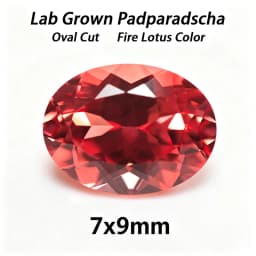 Lab Grown Padparadscha Cushion Cut Fire Lotus Color DIY Charms Jewelry Making Ring Necklace Earrings Main Materials Certificate