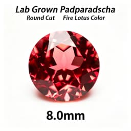 Lab Grown Padparadscha Cushion Cut Fire Lotus Color DIY Charms Jewelry Making Ring Necklace Earrings Main Materials Certificate