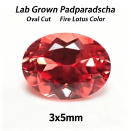 Lab Grown Padparadscha Cushion Cut Fire Lotus Color DIY Charms Jewelry Making Ring Necklace Earrings Main Materials Certificate