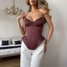 Sexy Black Strapless Fishbone Corset Top Women Sleeveless Off-shoulder Backless Waist Cinching Vest 2026 Lady Party Cropped Vest