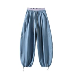 Men Women Mountain Outdoor Quick Dry Wide Leg Sport Pant Sweatpants Joggers Loose Casual Cycling Hiking Baggy Pants Trousers