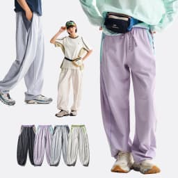 Men Women Outdoor Hiking Quick Dry Loose Casual Sport Trousers Streetwear Lightweight Knitted Pants Unisex Joggers Sweatpants