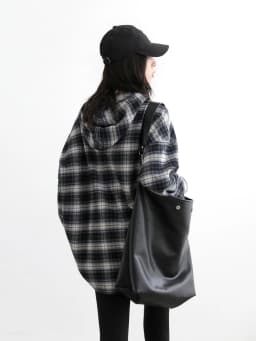 CHIC VEN Korean Women Shirt New Cotton Brushed Hooded Plaid Blouses Long Sleeved Oversize Female Coat Autumn Winter 2025