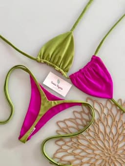 Micro Bikinis 2027 Push Up Women Swimsuit String Swimwear Brazilian Bikini Set Halter Biquini Floral Swimsuit Solid Beachwear