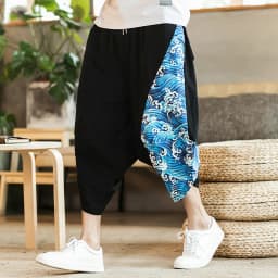 Summer Beach Shorts Men New Hawaiian Print Comfortable Calf Length Pants Men Cotton Breathable Loose Fashion Men Casual Trousers