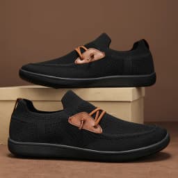 Mens Big Size Flat Wide Toe Shoes 49 50 51 52 53 54 Barefoot Comfort Minimalist Zero Drop Summer Breathable Slip-on Mesh Shoes