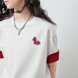 TOYOUTH Women's T Shirt 2026 Summer New Color Blocking Patchwork Short Sleeve Lyocell Pony Print Soft Unique Niche Top