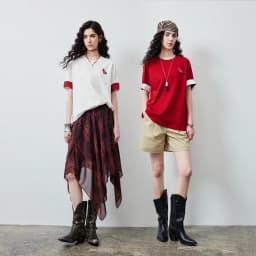 TOYOUTH Women's T Shirt 2026 Summer New Color Blocking Patchwork Short Sleeve Lyocell Pony Print Soft Unique Niche Top