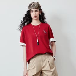 TOYOUTH Women's T Shirt 2026 Summer New Color Blocking Patchwork Short Sleeve Lyocell Pony Print Soft Unique Niche Top