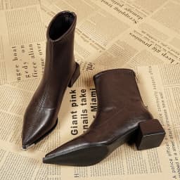 Autumn Winter Fashion Pointed Toe Ankle Boots Women Concise Thick Heels Shoes Street Style Party Short Botas Mujer