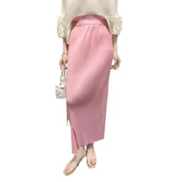 Miyake Summer New Fairy Version of The Pure Color Simple Bustier Skirt High Waisted Open Niche Design Sense