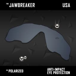 OOWLIT Lenses Replacements For Oakley Jawbreaker OO9290 31mm &  Jawbreaker Asian Fit OO9270 Sunglasses Polarized - Multi Colors