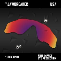 OOWLIT Lenses Replacements For Oakley Jawbreaker OO9290 31mm &  Jawbreaker Asian Fit OO9270 Sunglasses Polarized - Multi Colors