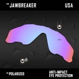OOWLIT Lenses Replacements For Oakley Jawbreaker OO9290 31mm &  Jawbreaker Asian Fit OO9270 Sunglasses Polarized - Multi Colors