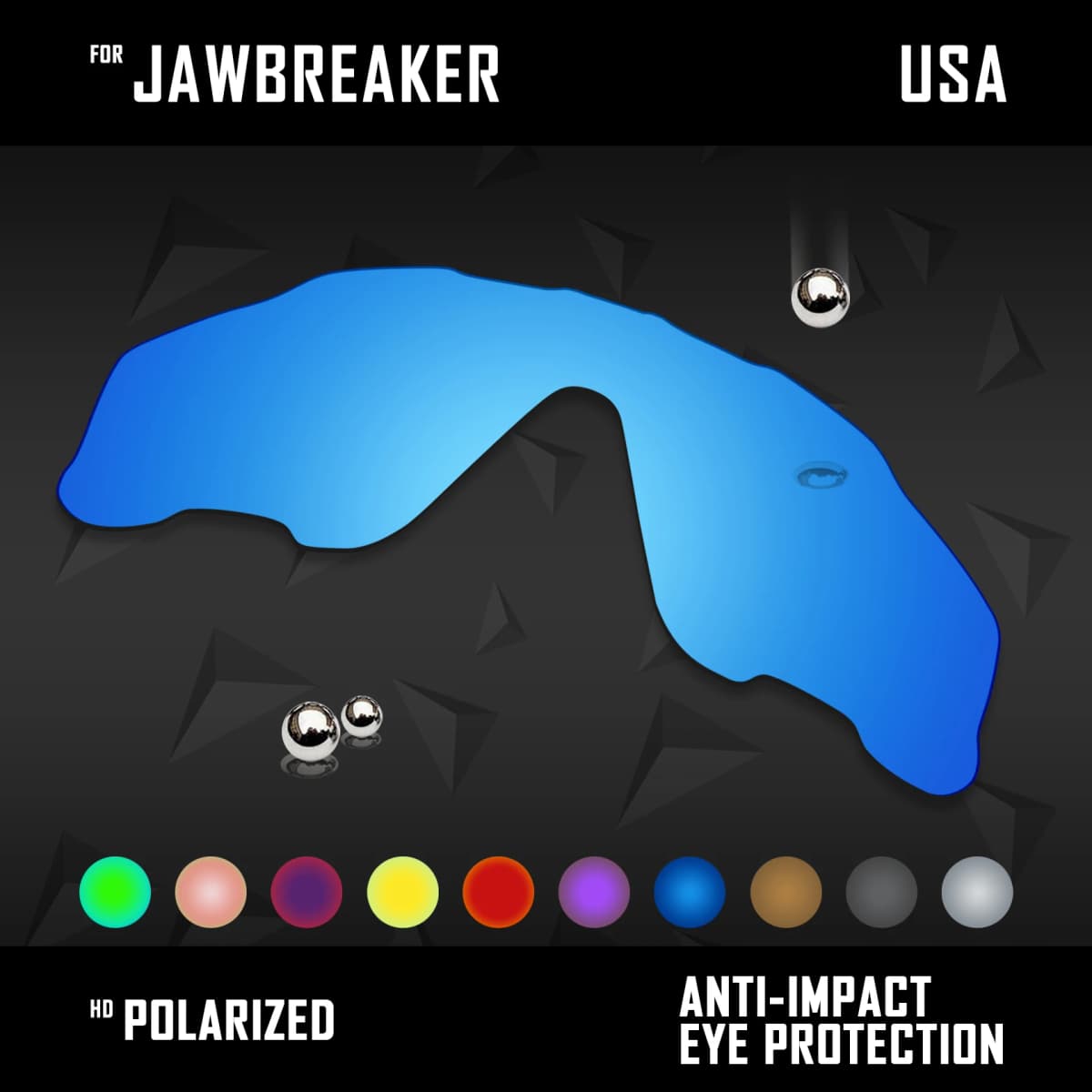 OOWLIT Lenses Replacements For Oakley Jawbreaker OO9290 31mm &  Jawbreaker Asian Fit OO9270 Sunglasses Polarized - Multi Colors