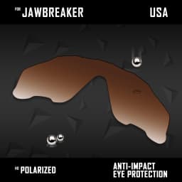 OOWLIT Lenses Replacements For Oakley Jawbreaker OO9290 31mm &  Jawbreaker Asian Fit OO9270 Sunglasses Polarized - Multi Colors