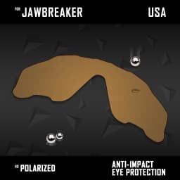 OOWLIT Lenses Replacements For Oakley Jawbreaker OO9290 31mm &  Jawbreaker Asian Fit OO9270 Sunglasses Polarized - Multi Colors