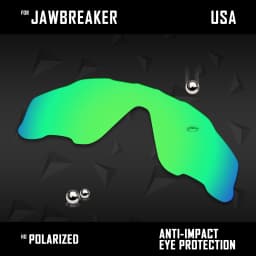 OOWLIT Lenses Replacements For Oakley Jawbreaker OO9290 31mm &  Jawbreaker Asian Fit OO9270 Sunglasses Polarized - Multi Colors