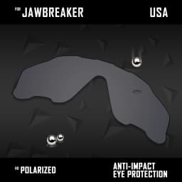 OOWLIT Lenses Replacements For Oakley Jawbreaker OO9290 31mm &  Jawbreaker Asian Fit OO9270 Sunglasses Polarized - Multi Colors
