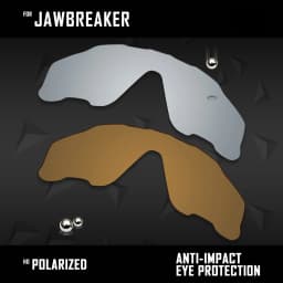 OOWLIT Lenses Replacements For Oakley Jawbreaker OO9290 31mm &  Jawbreaker Asian Fit OO9270 Sunglasses Polarized - Multi Colors