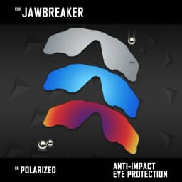 OOWLIT Lenses Replacements For Oakley Jawbreaker OO9290 31mm &  Jawbreaker Asian Fit OO9270 Sunglasses Polarized - Multi Colors