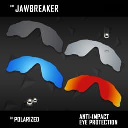 OOWLIT Lenses Replacements For Oakley Jawbreaker OO9290 31mm &  Jawbreaker Asian Fit OO9270 Sunglasses Polarized - Multi Colors