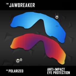 OOWLIT Lenses Replacements For Oakley Jawbreaker OO9290 31mm &  Jawbreaker Asian Fit OO9270 Sunglasses Polarized - Multi Colors