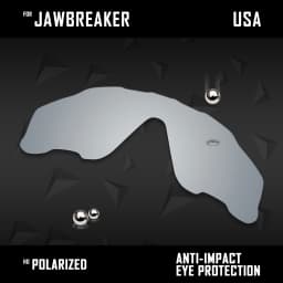 OOWLIT Lenses Replacements For Oakley Jawbreaker OO9290 31mm &  Jawbreaker Asian Fit OO9270 Sunglasses Polarized - Multi Colors