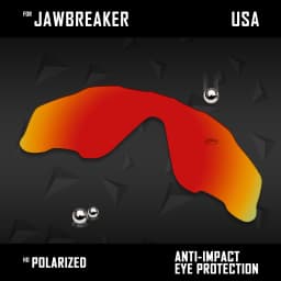 OOWLIT Lenses Replacements For Oakley Jawbreaker OO9290 31mm &  Jawbreaker Asian Fit OO9270 Sunglasses Polarized - Multi Colors