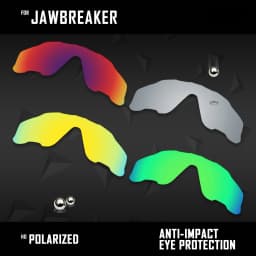 OOWLIT Lenses Replacements For Oakley Jawbreaker OO9290 31mm &  Jawbreaker Asian Fit OO9270 Sunglasses Polarized - Multi Colors