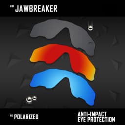 OOWLIT Lenses Replacements For Oakley Jawbreaker OO9290 31mm &  Jawbreaker Asian Fit OO9270 Sunglasses Polarized - Multi Colors