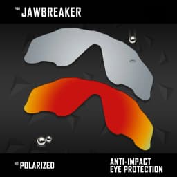 OOWLIT Lenses Replacements For Oakley Jawbreaker OO9290 31mm &  Jawbreaker Asian Fit OO9270 Sunglasses Polarized - Multi Colors
