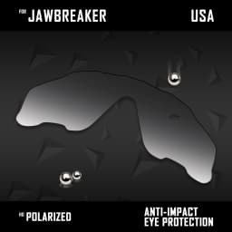 OOWLIT Lenses Replacements For Oakley Jawbreaker OO9290 31mm &  Jawbreaker Asian Fit OO9270 Sunglasses Polarized - Multi Colors
