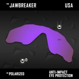 OOWLIT Lenses Replacements For Oakley Jawbreaker OO9290 31mm &  Jawbreaker Asian Fit OO9270 Sunglasses Polarized - Multi Colors