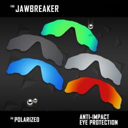 OOWLIT Lenses Replacements For Oakley Jawbreaker OO9290 31mm &  Jawbreaker Asian Fit OO9270 Sunglasses Polarized - Multi Colors
