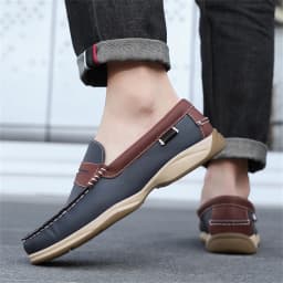 Men's Business Casual Loafers Shoes for Office Travel And Vacation Durable Elegant TPR Outsole Formal Shoes
