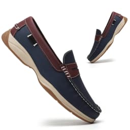 Men's Business Casual Loafers Shoes for Office Travel And Vacation Durable Elegant TPR Outsole Formal Shoes