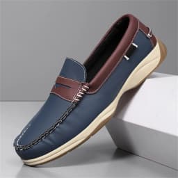 Men's Business Casual Loafers Shoes for Office Travel And Vacation Durable Elegant TPR Outsole Formal Shoes