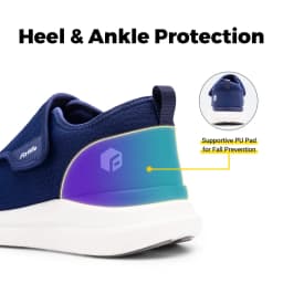 FitVille Men'S Diabetic Shoes Extra Wide 2E For Elder Orthopedics Feet Swollen Adjustable Walking Shoe Elderly Foot Pain Relief