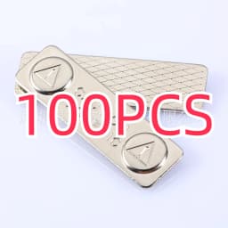 Metal Badge Brooch Strong Magnetic Name Tags 50/100PCS Badge Metal Fastener ID Cards Durable Attachment Holder Decoration