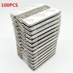 Metal Badge Brooch Strong Magnetic Name Tags 50/100PCS Badge Metal Fastener ID Cards Durable Attachment Holder Decoration