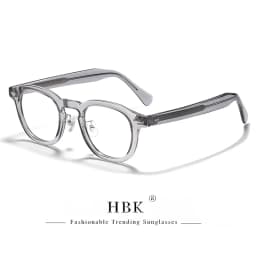 HBK Retro Men's Eyeglass Frames Luxury Anti BlueLight Lenses TR-90 Frame Glasses Women's Reading Computer Eyewear