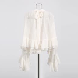 TWOTWINSTYLE Solid Loose Sheer Blouses for Women High Neck Long Sleeves Patchwork Ruffles Folds Elegant Blouse Female Clothing