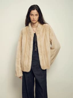 Lautaro Autumn Winter Short Brown Thick Warm Soft Faux Mink Fur Coat Women Stand Collar Elegant Luxury Chic Fluffy Jacket 2025