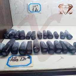 Blue Spinel Sapphire Rough Lab Created Gemstone Raw Material Wholesale Price For Jewelry Making 114# 113# 108# 120# 119#